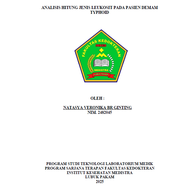 Sampul ANALISIS HITUNG JENIS LEUKOSIT PADA PASIEN DEMAM TYPHOID
